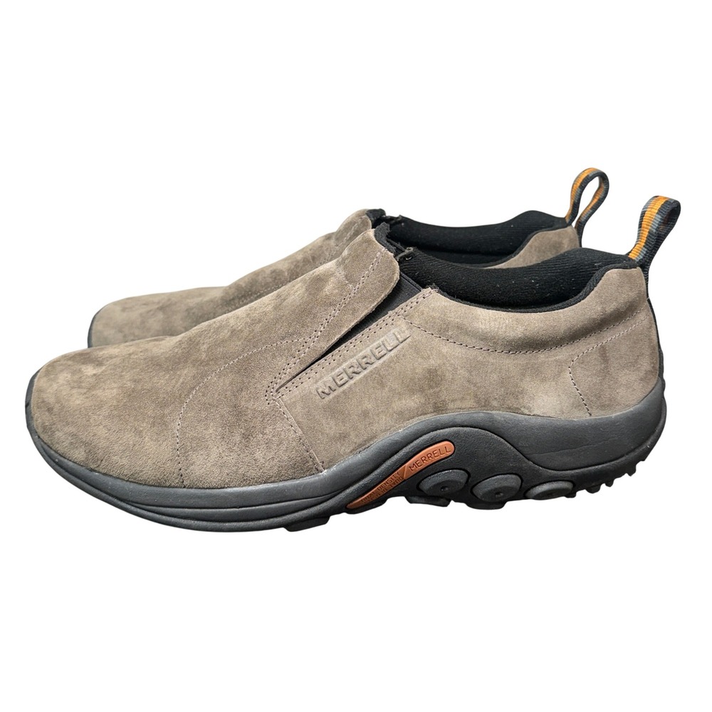 Merrell Jungle Moc Shoes Mens 13 Gunsmoke Brown Suede Slip On J63787W